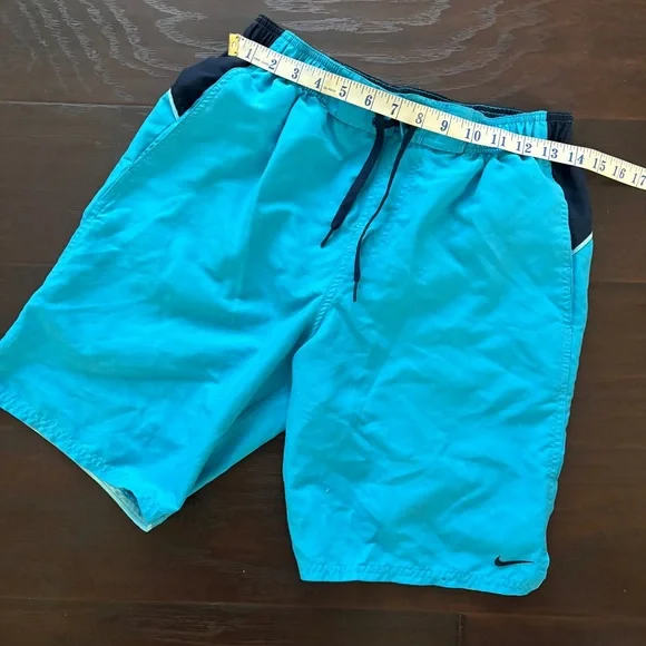Nike Turquoise Men’s Swim Trunks - Picture 7 of 11